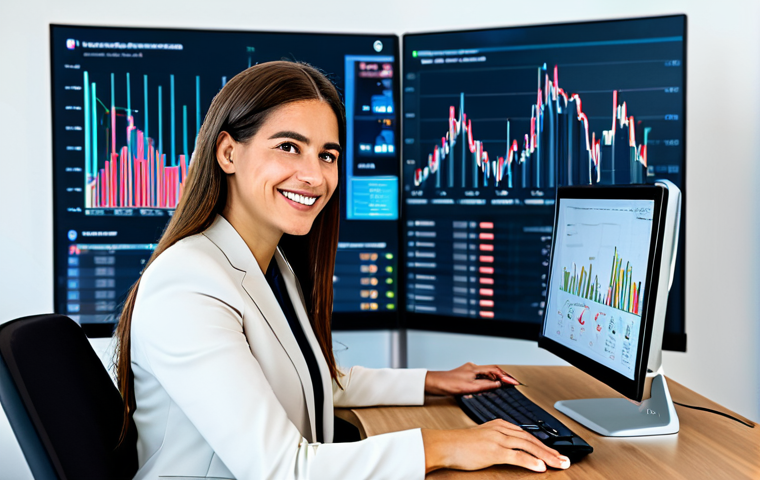 **
"A professional financial advisor, fully clothed in modest business attire, sitting at a modern desk in a bright, clean office. She is smiling warmly and gesturing towards a holographic display showing simplified graphs and charts related to cryptocurrency investment. The backdrop features a cityscape of Lisbon, Portugal. Perfect anatomy, correct proportions, well-formed hands, proper finger count, natural pose. Safe for work, appropriate content, family-friendly, professional image, high quality."
**